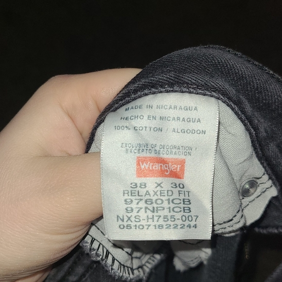 Vintage black wrangler jeans - Picture 5 of 5